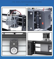 Haute Performance 3018 CNC routeur à bois Machine de gravure Double pour acrylique plastique PCB PVC bois pour CNC gravure