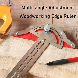 Outil <span class=keywords><strong>de</strong></span> mesure d'angle multifonctionnel <span class=keywords><strong>de</strong></span> qualité industrielle pour le travail du bois, <span class=keywords><strong>règle</strong></span> en métal, équerre, <span class=keywords><strong>règle</strong></span> droite, ODM personnalisable - Product Image 4