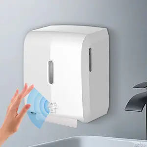 Custom Luxury Autocut Paper Toilet Automatic Infrared Wall Mount Tissue Roll Paper Towel Dispenser