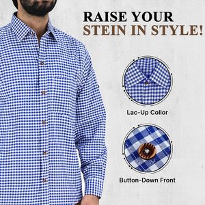 Lederhosen bavaroises personnalisées pour hommes, costume traditionnel d'Oktoberfest, shorts en cuir avec broderie, taille adulte - Product Image 4