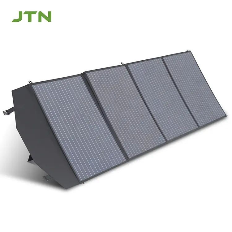 자전거 배터리 충전을위한 EV 자동차 접이식 태양 전지 패널 담요 200w 가벼운 휴대용 태양 전지 패널