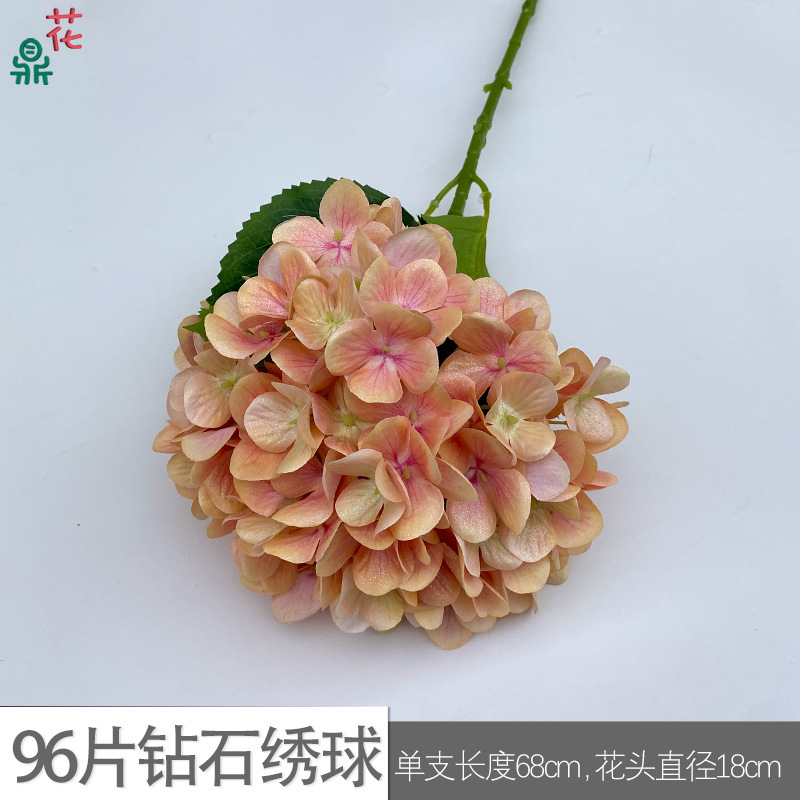 ดอกไฮเดรนเยียเพชร 96 ชิ้น สีแชมเปญ GFG