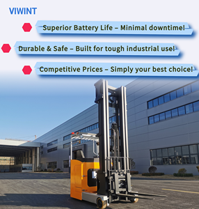 รถยกไฟฟ้าแบบ Reach Truck ขนาด 20-45 มม. - รับน้ำหนัก 3 ตัน แบตเตอรี่ตะกั่วกรด ยางโพลียูรีเทน สำหรับทางเดินแคบ ราคาสุดคุ้ม - Product Image 3