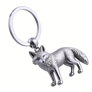 Llavero de Aleación de Zinc 3D con Logotipo Personalizado, Divertidos Recuerdos de Dibujos Animados de Animales, Sin Stock - Product Image 3