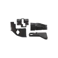 Cache-poussière décoratif et de protection pour moteur de voiture en fibre de carbone noire de qualité supérieure pour modèles berlines et SUV