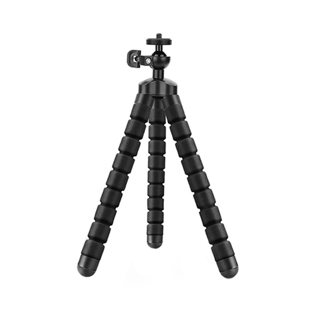 Flexible Octopus Tripod for Phone Camera Universal Tabletop Stand Holder with Bluetooth Microphone for Sony Digital Cameras,