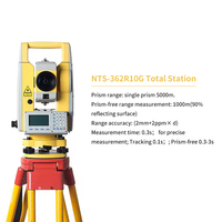 Estación Total sin Reflector South NTS-362R10g de Alta Precisión, Instrumento Electrónico de Topografía de Largo Alcance 1000m para Medición y Levantamiento