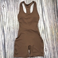 Combinaison de yoga d'été pour femmes Vêtements de travail de gym Combinaison de fitness Combinaison sans manches Vêtements de yoga à séchage rapide