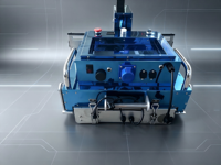 Robot de nivellement automatique au laser pour mortier de ciment, machine à niveler le béton au laser, outil de nivellement de sol à sec, robot de construction
