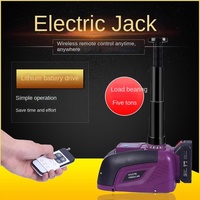 Cric hydraulique de sol en acier à télécommande sans fil, avec batterie au lithium électrique, clé à molette, pour un levage facile