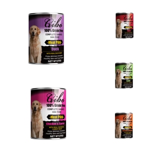 Marca <span class=keywords><strong>GIBO</strong></span>, suministro de fábrica al por mayor, sabor a salmón personalizado, comida húmeda enlatada, comida húmeda para perros - Product Image 4