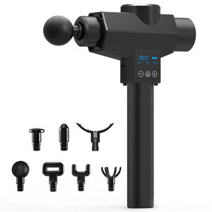 Para Meresoy Cordless Handheld Therapy Massageador Dispositivo com rotação cabeça atleta Vibração Muscle Massage Gun para o corpo - Product Image 1