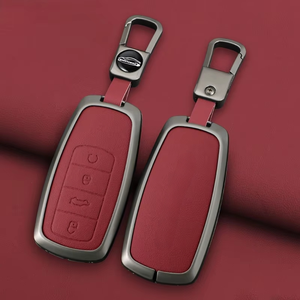 Funda Protectora de Aleación de Zinc y Cuero para Llaves de Auto Chery Jaecoo J7 J8 7 Tiggo 8plus 8 5 Plus 7pro Max Omoda 5 C5 Arrizo - Product Image 5