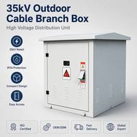 Caja de Distribución de Cables para Exteriores Resistente a la Intemperie Wanbo -280 35kV, Gabinete de Conexión de Cables de Alta Tensión