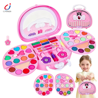 Ensemble de jouets de maquillage pour enfants Chengji, mini kit de maquillage portable, sac à main de simulation, ensemble de jouets de beauté en plastique pour enfants, princesse