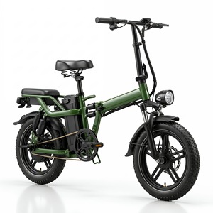 Bicicleta Eléctrica Plegable para Adultos a Bajo Precio, Llantas Anchas de 16 Pulgadas, Doble Amortiguación, Batería de Litio de 48V 500W, Alcance de 35-45 KM - Product Image 1