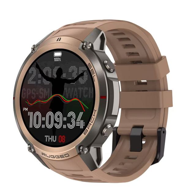 Outdoor Sports Model 5TM Waterproof GPS Smart Watch DM59 AMOLED Screen 170+ Sports Modes Blood Oxygen Altitude Compass Fitness