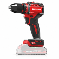 Perceuse-visseuse sans fil 20V 50Nm sans balais avec mandrin 0,8-10mm, deux vitesses 0-550/2200 tr/min, pour atelier, outil d'assemblage uniquement