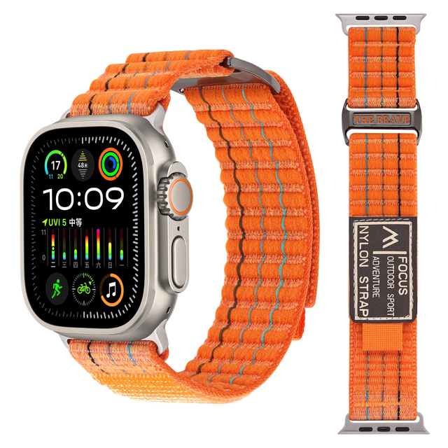 CM Premium Replacement Nylon Watch Bracelet Armband Strap for Apple Watch 49mm 45mm 44mm 42mm 41mm 46mm