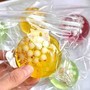 Nouveau jouet anti-stress en forme de boule d'osmanthus de 6 cm, mini-boulettes de riz au maltose, cadeau pour enfants et adultes, jouets à presser pour le plaisir - Product Image 2