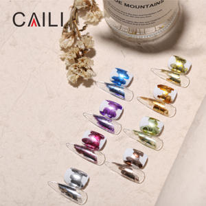 Esmalte de uñas acuarela LED UV Etiqueta Privada <span class=keywords><strong>gel</strong></span> de uñas tinta floreciente al por mayor fábrica Caili para diseño artístico - Product Image 5