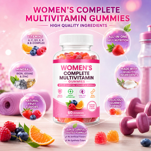 Gommes multivitaminées pour femmes adultes avec biotine, zinc, fer et sélénium-Antioxydant et soutien immunitaire Supplément alimentaire 60 unités - Product Image 3