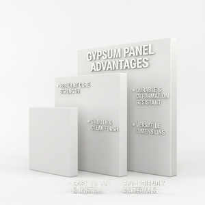 Plaque de plâtre ignifuge multi-spécifications avec face papier, directement de l'usine, pour plafonds artistiques et cloisons, vente en gros - Product Image 1
