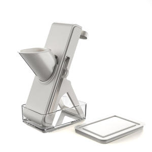 수동 조정 가능한 가정용 주방 조리 도구 다기능 수직 고기 슬라이서 및 과일 야채 강판 커터 - Product Image 1