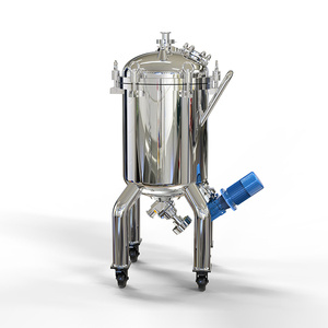 50L Hóa Chất Vô Trùng Thép Không Gỉ 304 316L Di Chuyển Kem Trộn <span class=keywords><strong>Tank</strong></span> Với Dưới Từ Khuấy - Product Image 2