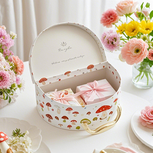 Wholesale Recyclable Paperboard Suitcase <strong>Box</strong> for Children's Makeup &amp; <strong>Small</strong> Item <strong>Storage</strong> with Handle-Gift <strong>Box</strong>, Stamping Foil logo - Product Image 5