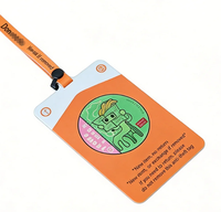 Étiquettes promotionnelles personnalisées de luxe en papier épais de haute qualité pour vêtements, prospectus et étiquettes volantes