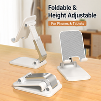 Support de téléphone pliable personnalisable, support de tablette réglable pour iPhone iPad, support portable pour les appels vidéo TikTok