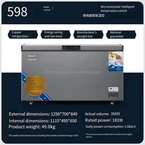 Congeladores y Refrigeradores Comerciales de Una Puerta con Aislamiento de Espuma para Tiendas de Conveniencia y Pequeños Negocios, Mini Nevera Doméstica de 598 con Una Sola Temperatura - Product Image 4