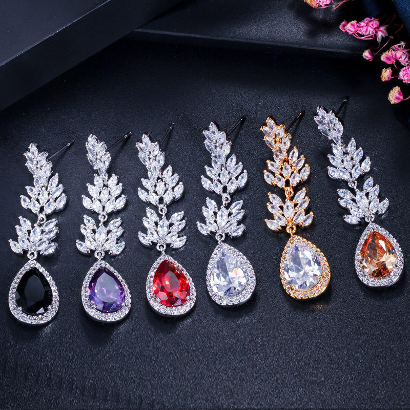 White Gold Purple Stone