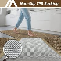 Modern Tufted Polypropylene Kitchen Sink Rug Washable Non Slip Mats 20x32 Absorbent Kitchen Runner Rugs for Kitchen Floor