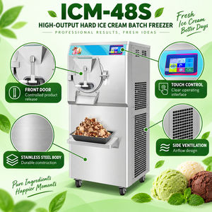 Máquina Industrial para Helados en Gelato, Congelador de Helados Duros, Cilindro de 30L, 90-120L/h, 5KW, 220V, para Buffet de Hotel, ICM-48S - Product Image 4