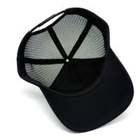 Gorras de béisbol de gamuza con borde curvo de dos tonos y logotipo bordado personalizado, gorras de camionero de malla de 5 paneles de gamuza para hombre