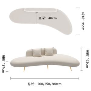 Sillón de Espera Simple y Moderno para Peluquería, Salón de Belleza, Tienda de Ropa, Sofá de Espera - Product Image 6