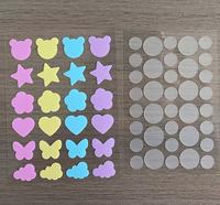 Patch hydrocolloïde pour imperfections profondes, Acide salicylique Cica, Autocollants étoiles mignons pour boutons, Ultra-fin, respirant, soin de la peau sans cruauté animale
