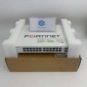 Commutateur réseau Fortinet Fortiswitch <span class=keywords><strong>224E</strong></span> de couche 2/3, 100% neuf et original, <span class=keywords><strong>FS</strong></span>-<span class=keywords><strong>224E</strong></span> - Product Image 1
