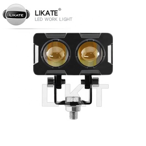 Nuovo led faretto moto gufo 2 occhi faro impermeabile doppio colore faretto elettrico moto - Product Image 2