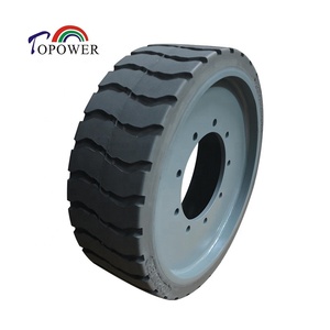 Pneu en caoutchouc plein Topower 22x7x17 3/4 pour plateformes élévatrices à ciseaux Z30 Z34 - Product Image 2