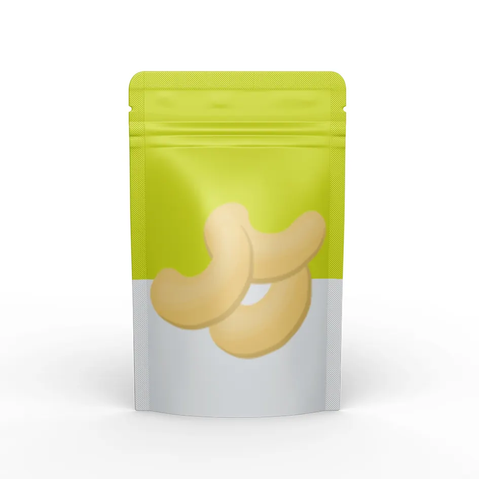 Eco-Friendly Customized Brand Logo Printed Stand Up Plastic Nuts Food Packaging Zip Lock Pouch