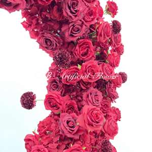 2024 fournitures de décoration de mariage mariage en forme de coeur fleur arc de mariage - Product Image 3