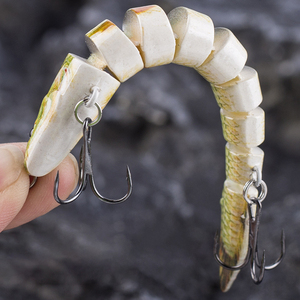 8 nối đa nối Pike câu cá thu hút harad nhựa cát lươn câu cá thu hút - Product Image 6