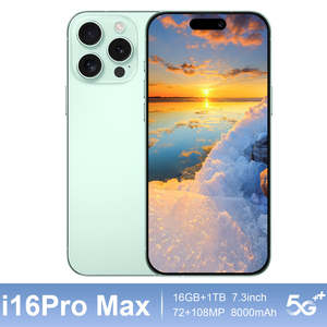 Smartphone 16 Pro <span class=keywords><strong>Max</strong></span> 5G Sbloccato Versione Globale 512GB 108MP CDMA LED 7800mAh Spagnolo Inglese Francese - Product Image 3