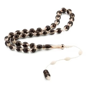 Tasbih Islámico de Lujo de Alta Gama, Pulido, de Hueso de Camello Natural, con 33 Cuentas, para Regalo Musulmán de Ramadán, de la India, Ágata - Product Image 4
