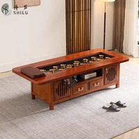 Table de massage en bois pour moxibustion avec chauffage infrarouge lointain au graphène, pour la médecine traditionnelle chinoise, usage hôtelier et domestique