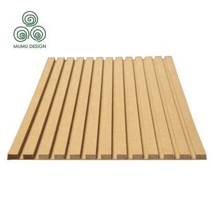 MUMU-paneles de pared para dormitorio, revestimiento en relieve 3D, balinés Flexible, Interior tallado, ondulado, MDF - Product Image 3