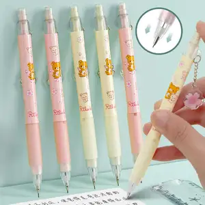 Cute Bear Automatic pencil 0.5mm 0.7mm writing is not easy to break the lead portable lead change